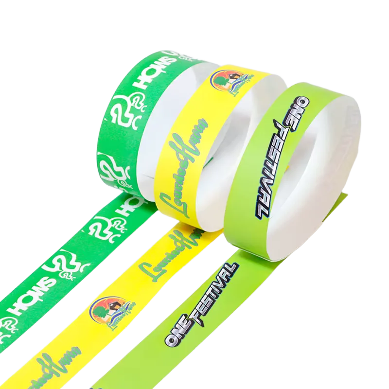 Контрольные бумажные браслеты Tyvek